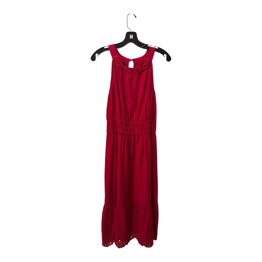 Talbots Women’s Red Halter Midi Dress - Picture 3 of 8